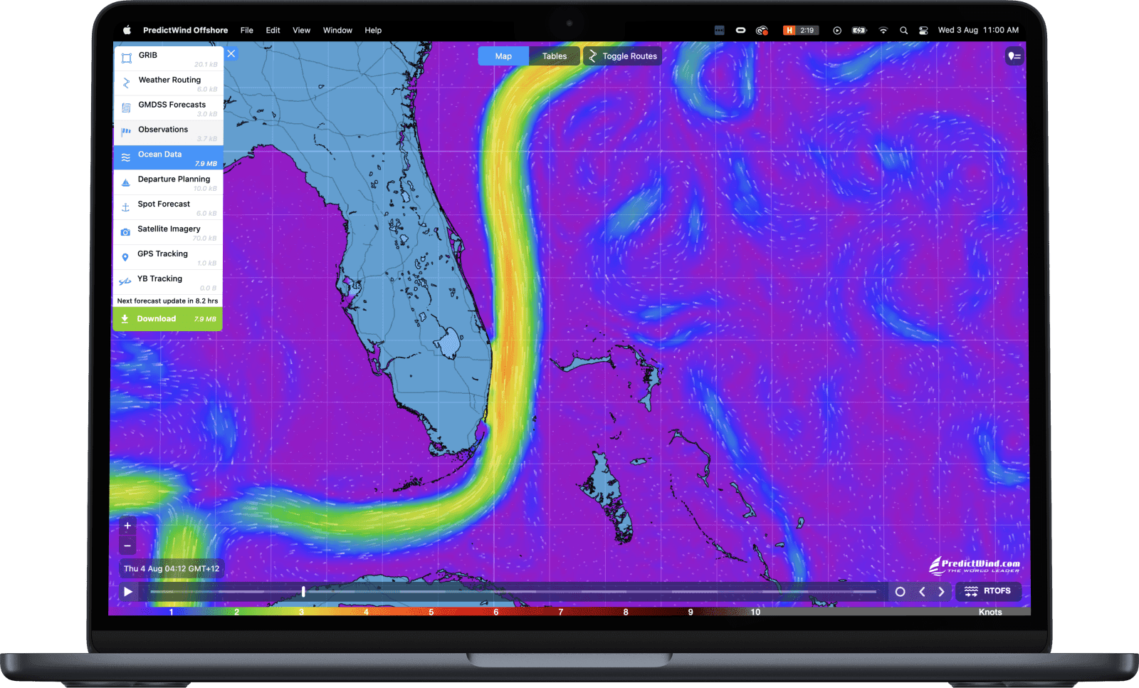 Offshore App · PredictWind