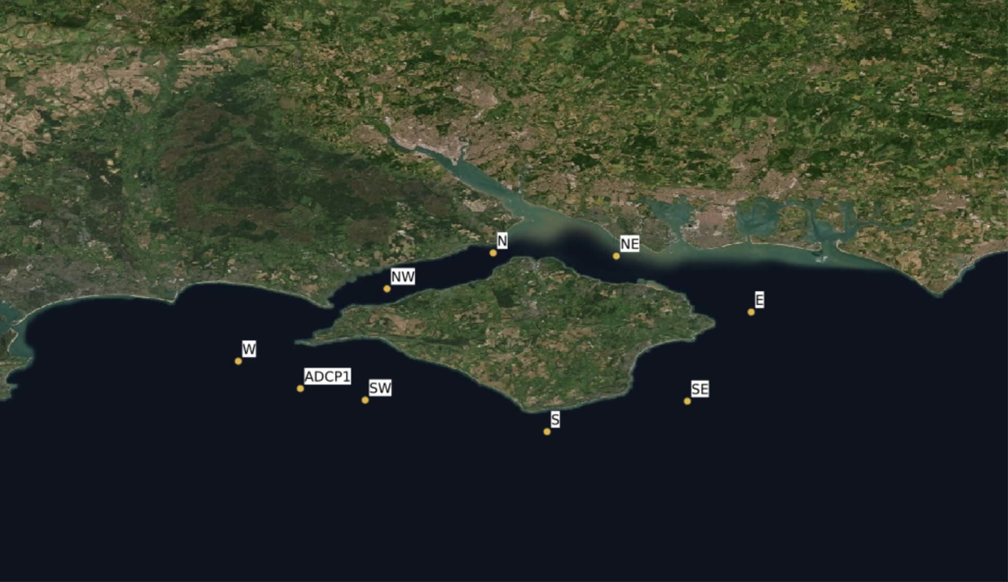 PredictWind Tidal Current Model Map