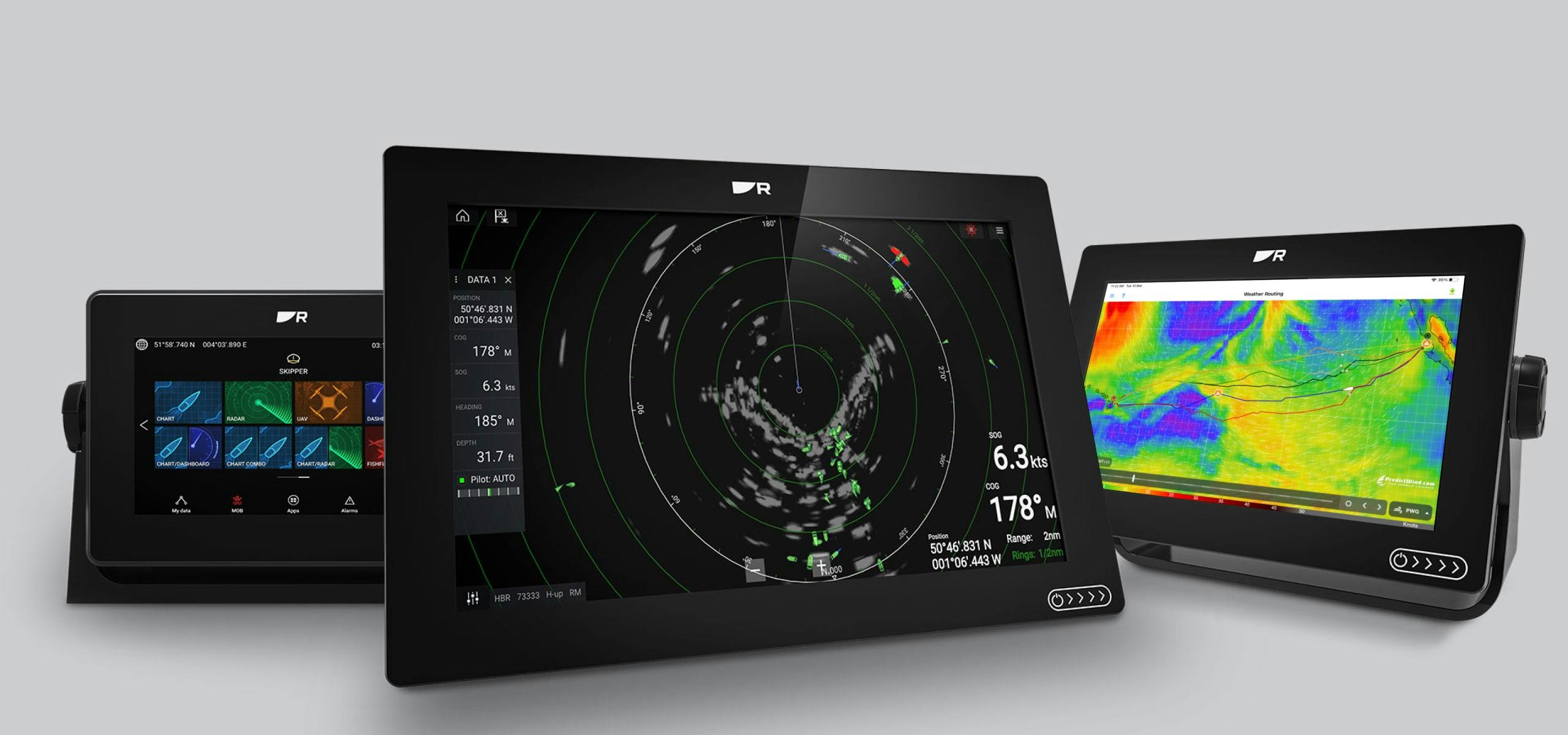 PredictWind and Raymarine.