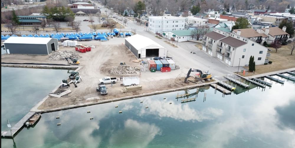 Elk Rapids Marina on Elk Lake