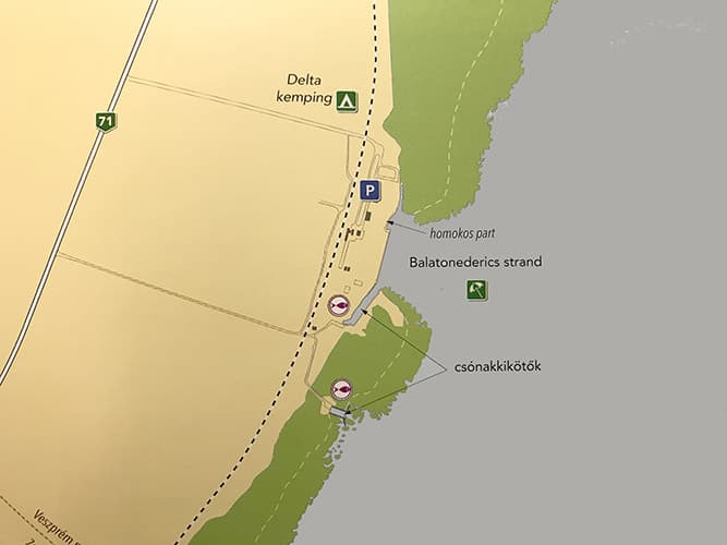 Balatonederics csónakkikötő