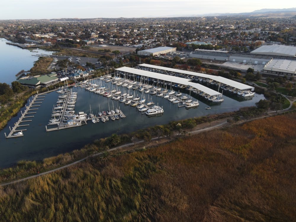 Antioch Marina Drone Shot