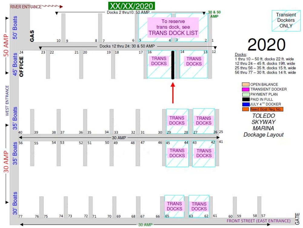 Dockage Map