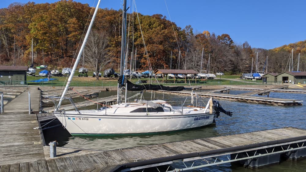 Fall, end of season, slips available April 15-Oct 31.